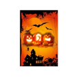 thumbnail image 2 of 28 Inch Halloween Poster with Spooky Witch Pumpkin Prints, Halloween Wall Decor for Indoor Holiday Parties, Halloween Hanging Banner, 2 of 6