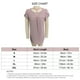 thumbnail image 3 of Camiseta de verano para mujer camisetas de manga corta con pétalos holgados de color puro estilo informal calado transpirable para exteriores ANGGREK Otros, 3 of 3