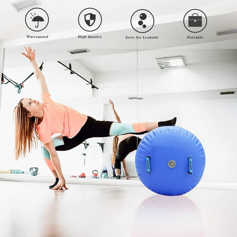 Air Roller Air Spot Gymnastics Air Barrel Air Mat Tumble Track Gymnastic Equipment Inflatable Tumbler Backbend Trainer with Electric Pump for Yoga Cheerleading Home Water Use Walmart
