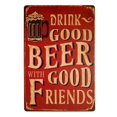 thumbnail image 2 of Placa Metal Vintage Pintura Hierro Rectangular Arte Pared Del 20x30 Cm, 2 of 9