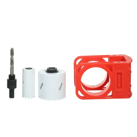 

Lock Installation Kit With Guide Template For Wood Doors