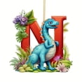 thumbnail image 1 of onlyliua ¡ Artículos En Liquidación! Colgante Acrílico Navideño de Dinosaurio y 26 Letras., 1 of 2