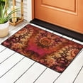 thumbnail image 1 of Abstract Future Fractal Spiral Rugs Doormat, Non-Slip Machine Washable Carpets Floor Door Mat , 36" x 24", 1 of 7