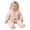 Pink, variant on Gunia Toddler Boys Girls Pajamas Snowsuit Fleece Bodysuit Long Sleeve Romper With Cute Animal Ears Fall Winter Onesie Clothes Set Beige 9-12 Months