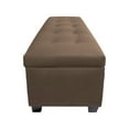 thumbnail image 5 of MJL Furniture Design SOLE SECRET DUO 10 Button Linen & Shoe Storage Bench - OBSESSION Grey, 5 of 5