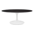 thumbnail image 2 of Lippa 42" Oval Artificial Marble Coffee Table, 2 of 6