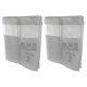 thumbnail image 3 of Garment Rack Protectors Clothes Rack Protective Covers Modern Use Storage Non-woven Fabric 42.1×36.6×0.1in 2Pcs, 3 of 4
