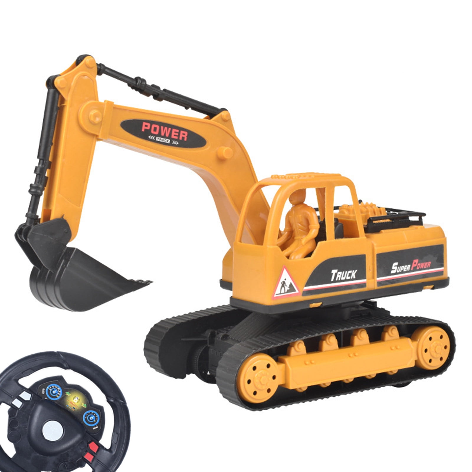 Tarmeek Remote Control Construction Toys, RC Excavator Metal Shovel