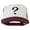 Maroon White, variant on Question Mark Embroidered Foam Mesh Cap - Red White Royal OSFM