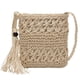 thumbnail image 1 of Monedero de paja para mujer, bolso de paja, bolso de verano con borlas, bolso cruzado de paja, bolso de playa tejido a mano, bolso de crochet, 1 of 7