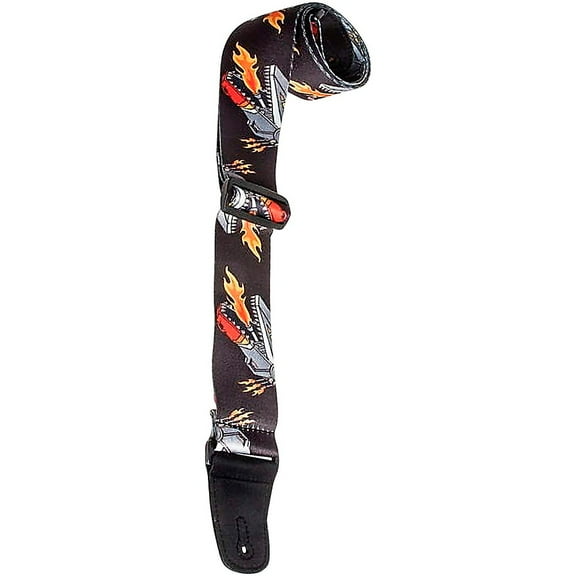 Henry Heller Nylon Series Artist Sublimation T-Rex Guitar Strap