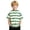 Mint Green630, variant on FINALGANG Boys Kids Striped Crew Neck TShirt Short Sleeve Relaxed Fit Classic Tee For Kids Casual Daily Wear School Activities Leisure Top