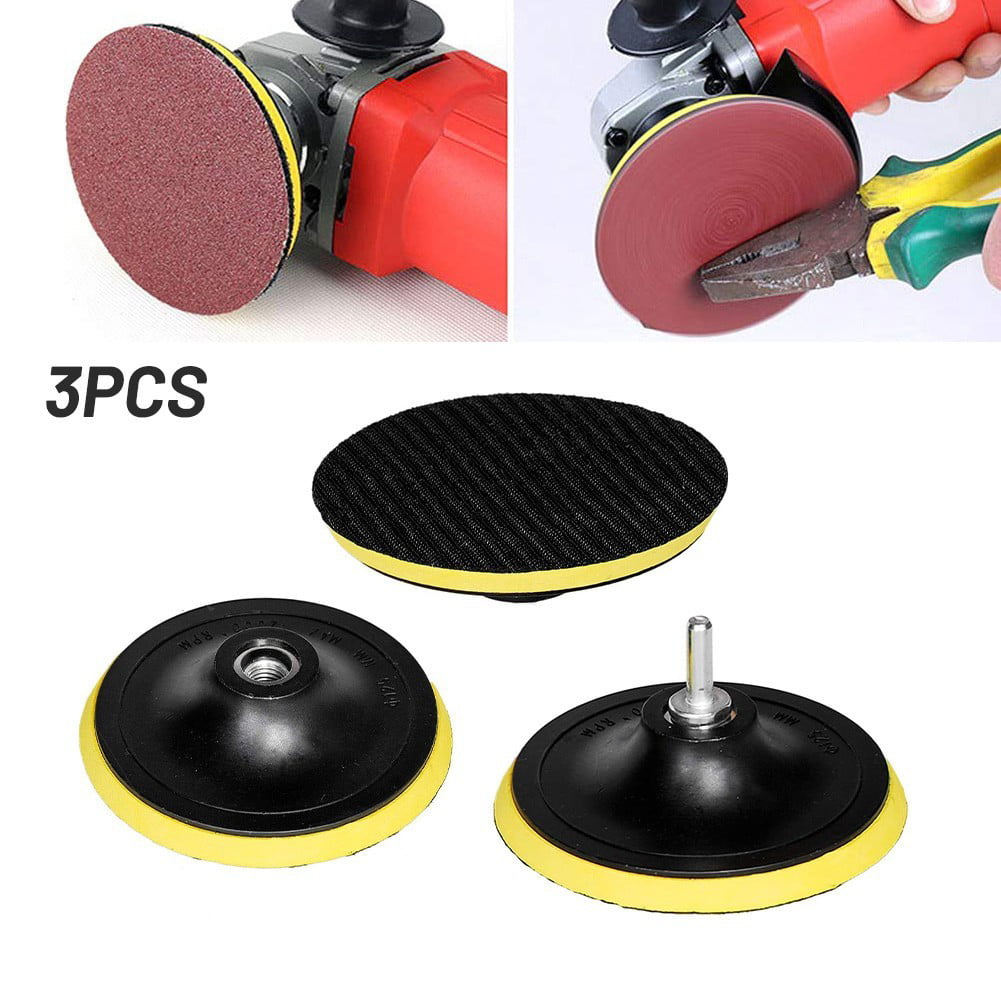 5″ Rubber Sanding Backing Pad Polishing Tool For Angle Grinder &M14 Drill Thread