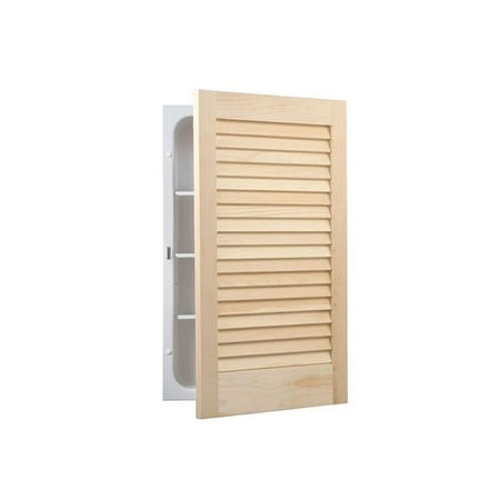 Jensen 609 16 X 26 In Basic Louver Unfinished Wood Single