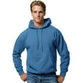 thumbnail image 1 of Hanes Mens ComfortBlend EcoSmart Pullover Hoodie Sweatshirt, L, Denim Blue, 1 of 1