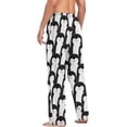 thumbnail image 6 of Top-kevin Black Penguin Pajama Pants Mens Lounge Pants Super Soft Men Pajama Bottoms with Pockets Drawstring, 6 of 14