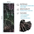 thumbnail image 2 of Math Equations Multicolor Formulas Black Pattern Hot Yoga Mat Towel Non Slip for Hot Yoga - Quick-Drying Yoga Mat Cover with 4 Corner Pockets with Travel Bag - Hot Yoga Towel Non Slip 70"x26", 2 of 6