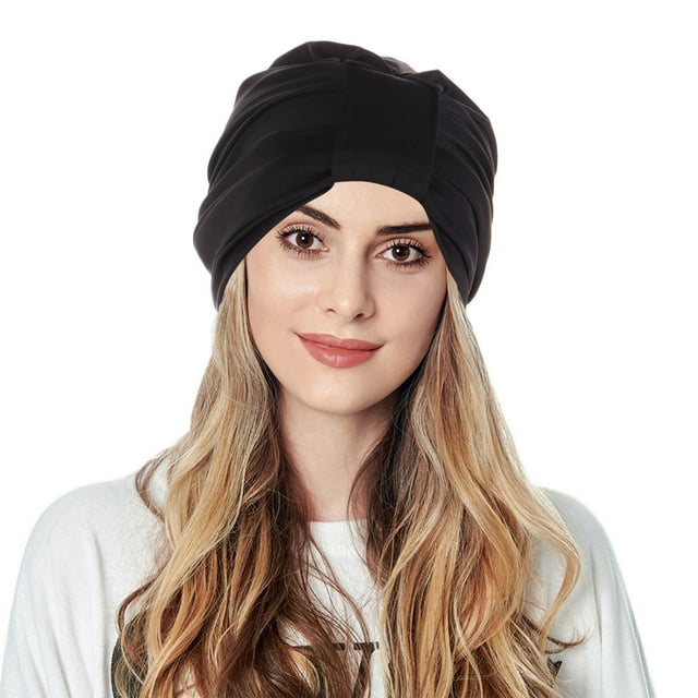 Turban Plissé Mode Nœud pour Femmes Bonnet de Nuit