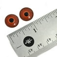 thumbnail image 3 of Deep Amber Honeycomb Glass Eyes, 3 of 8