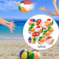 thumbnail image 1 of 12x bolas de playa inflables bolas de billar pvc regalos divertidos livianos juguetes de la piscina juguetes para juegos de agua suministros de ta, 1 of 10