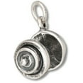 thumbnail image 1 of Sterling Silver 18" 1mm Box Chain 3D Hand Dumbbell Weights Pendant Necklace, 1 of 2