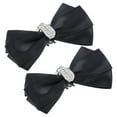 thumbnail image 6 of Raindrops 1 Pair Rhinestone Bow Shoe Clips for Pumps Wedding Party, 6 of 7
