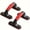 Black Red, variant on Pushup Stand for Chest & Triceps Workout, Non-Slip ABS Material, 400 Lbs Capacity, Comfortable Wrist Support, Indoor Fitness Equipment