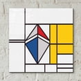 thumbnail image 4 of Epic Art 'Mondrian 3937 Ethereum Crypto Art-02' by Epic Portfolio, Acrylic Glass Wall Art, 12"x12", 4 of 8