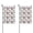 Eagle Rock Band, variant on 2PCS Garden Flag Set, Double-Sided 12x18 Inch, Outdoor Holiday Flag,Eagle Rock Band White Pattern