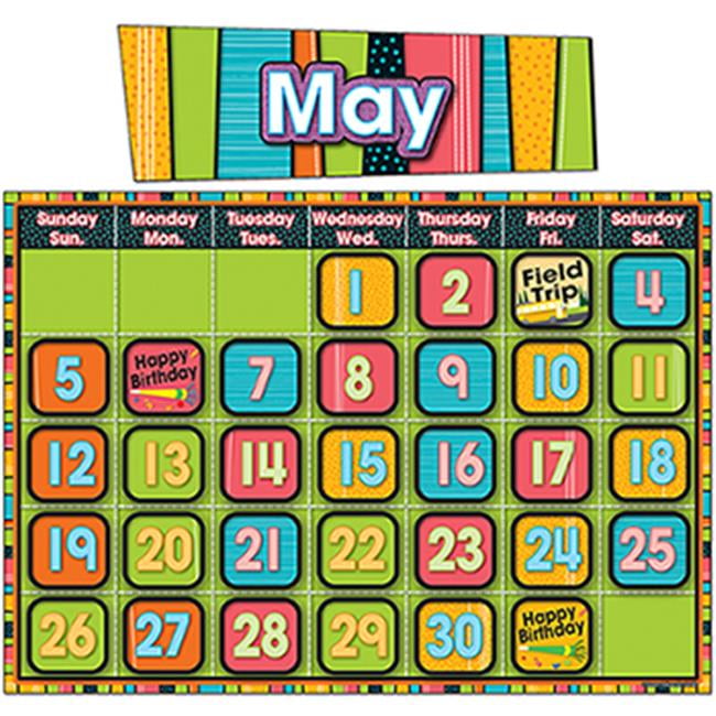 CARSON DELLOSA CD-110195 STYLIN STRIPES CALENDAR BB SET | Walmart Canada