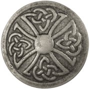 Concho 2 Inch Antique Silver-Celtic Round