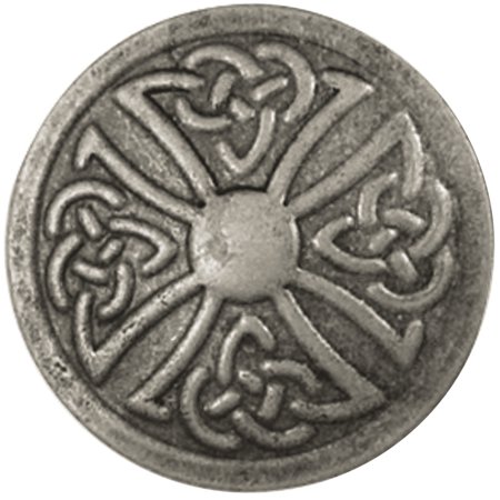 Concho 2 Inch Antique Silver-Celtic Round