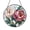 Stained Glass 7.87 Inch, variant on Decorative Pink Foxglove Stained Glass Round Window Suncatcher, Gentle Garden Nature Art