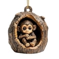 thumbnail image 2 of Forest Animal Christmas Ornaments,3D Animal Christmas Tree Ornaments,Funny Forest Animal Ornaments for Hanging Decoration Gift for Animal Lovers & Christmas Basket Stuffers, 2 of 7