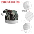 thumbnail image 6 of Cauagu Zombie Flower Apocalypse for Adult Christmas Hat,1-Pack Xmas Holiday Hat Santa Hat for Women & Men Festive Headwear Accessories Fit for Christmas/New Year/Party, 6 of 6