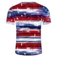 thumbnail image 4 of IROINNID Big and Tall Men T Shirts,Indenpence Day Lightweight Thin Basic Round Neck Casual Blouses for Men, 4 of 5