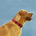 thumbnail image 5 of Reflective Dog Collar with Safety Locking Buckle, Adjustable Nylon Pet Collars for Large Dogs Female Male, Red, L, 5 of 5