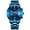 Blue Gold, variant on New CRRJU Top Brand Men Watches Men's Full Steel Mesh Band Waterproof Casual Quartz Clock Male Wrist Watch Relogio Masculino