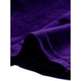 thumbnail image 5 of INSPIRE CHIC Women's Skirt Velvet Stretchy High Waist Fishtail Hem Slim Fit Midi Skirt XS Purple, 5 of 6
