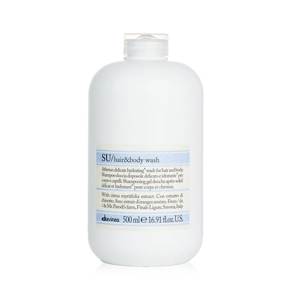 Davines SU Hair & Body Wash (Salon Size) 500ml/16.91oz