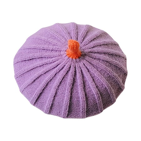 

YWDJ Kids Winter Earmuff With Cashmere Fisherman Hat Warm Hat Purple 45-50cm