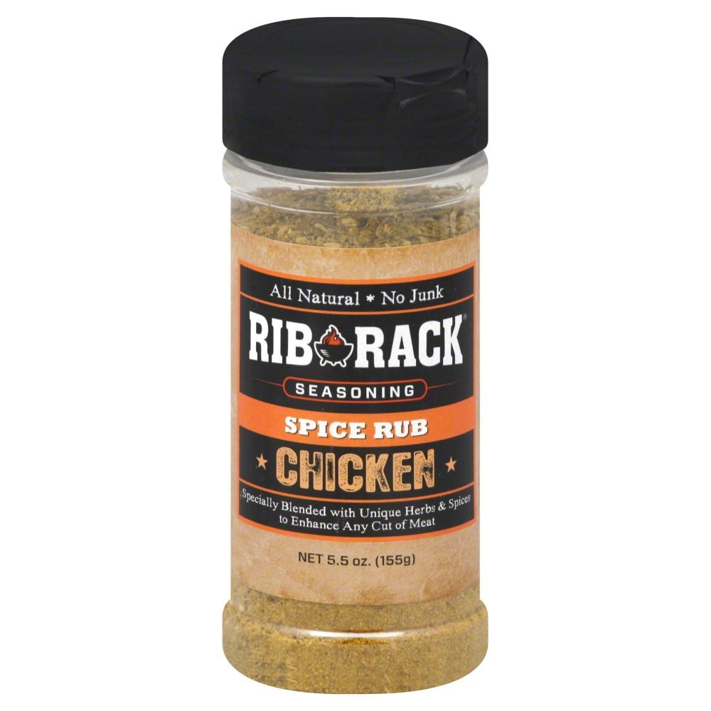 Rib Rack Seasoning Rub, Chicken, 5.5 Oz