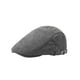thumbnail image 2 of Gorra de vendedor de periódicos para hombre, gorra plana, informal, a la moda, ajustable, 55 cm-59 cm, gorra clásica con visera. Gris oscuro, 2 of 9
