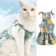 thumbnail image 2 of Pet Skirts Sleeveless Cats Dresses Summer Comfortable Elegant Dog Skirt Vest Pet Apparel Clothes Outfit for Girl Small Dogs Cats, 2 of 7