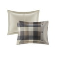 thumbnail image 6 of Madison Park Ridge 6 Piece King/Cal King Herringbone Duvet Cover Set Neutral, 6 of 6