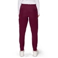 thumbnail image 2 of Jessica Simpson Scrubs Women's 6-Pocket Jogger Scrub Pants, Medical Uniform Pants with Zipper Pockets & Embroidered Logo, 2 of 6