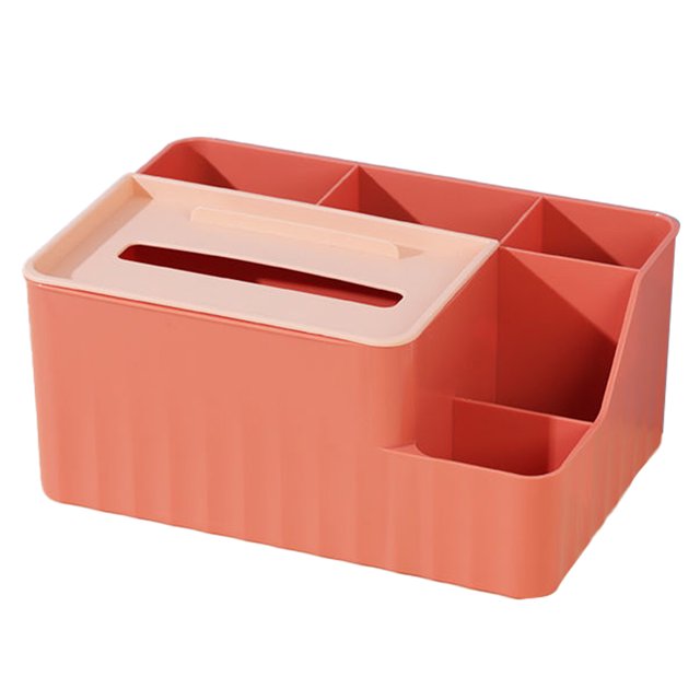 Caja de almacenamiento de escritorio para sala de estar, comedor, mesa de café, control remoto cosmético