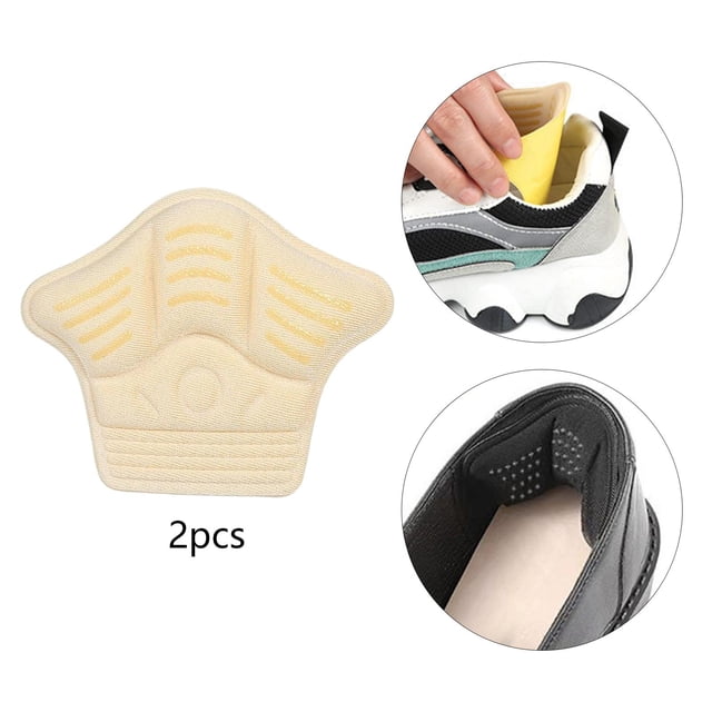 2x Almohadillas de Talón Transpirables Equipo de Protección Autoadhesivo Plantillas Ajustables Almohadillas de Talón para Escalar Mujeres tiras de pegamento Salvador Protectores de talón de zapatos