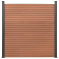 thumbnail image 5 of vidaXL Fence Panel Set Barrier Fence Wall with Post for Garden Yard Pool WPC, 5 of 53