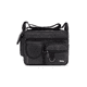 thumbnail image 1 of Bandolera Y Bandolera De Lona Belug Negro, 1 of 5